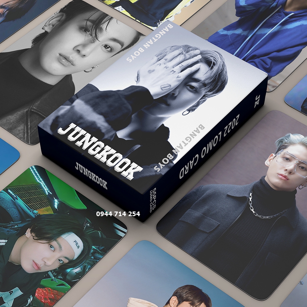 Bộ 55 card jungkook bts lomo jungkook 2022