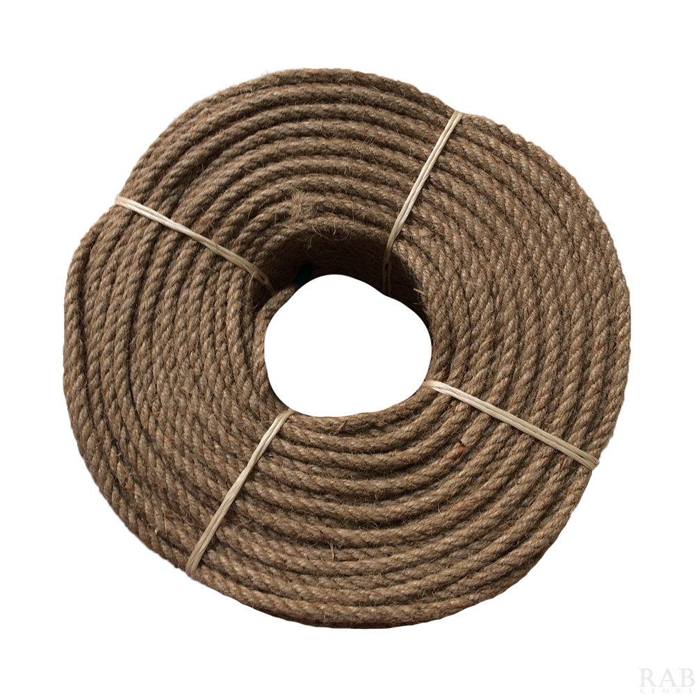 Dây thừng trang trí size 6mm cuộn 10m làm đồ thủ công trang trí nhà cửa quán cafe chất liệu tự nhiên