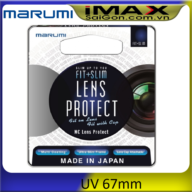 Kính lọc Filter Marumi Fit & Slim Lens Protect 67mm