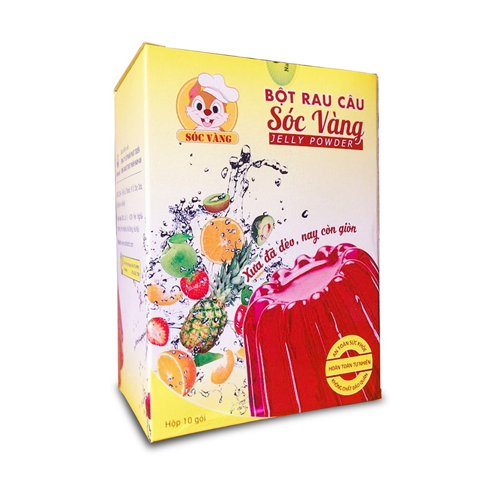 Thạch rau câu Sóc Vàng