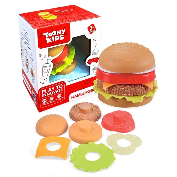 Giảm Giá Toony Kids - Bộ Đồ Chơi Ăn Sáng Hamburger 3 - Hamburger - Beecost