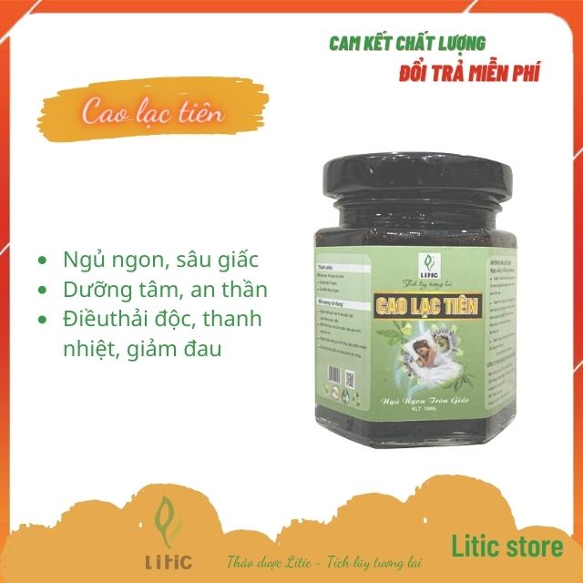Cao lạc tiên 100 gram hỗ trợ giảm chứng mất ngủ - mệt mỏi - suy nhược thần kinh MLT