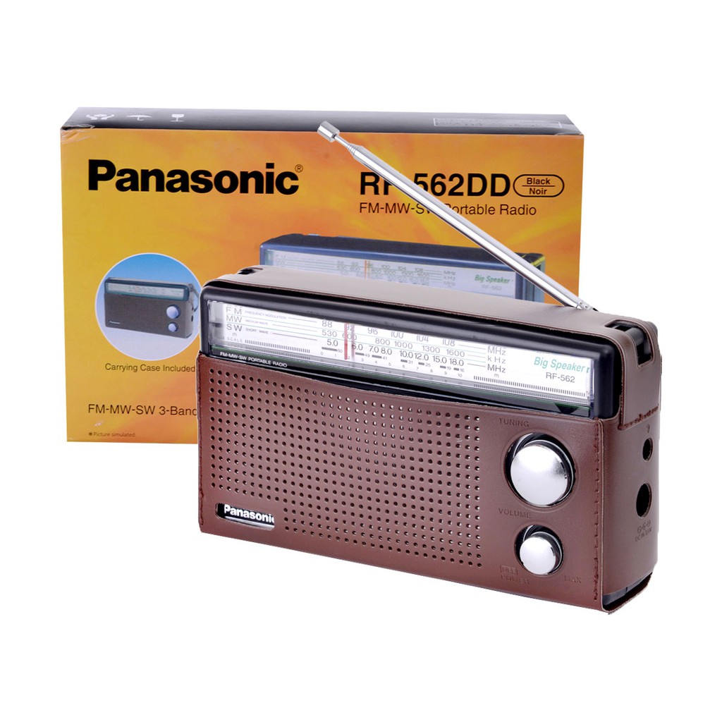 ĐÀI RADIO 3 BĂNG PANASONIC RF-562DD2 ĐỜI MỚI ( 1 ĐỔI 1 ) TẶNG PIN