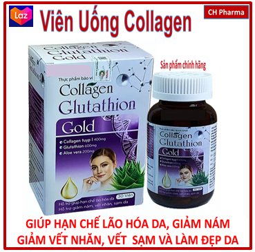 Viên Uống Đẹp Da Collagen Glutathion Gold, Giúp Tăng Cường Nội Tiết Tố Nữ