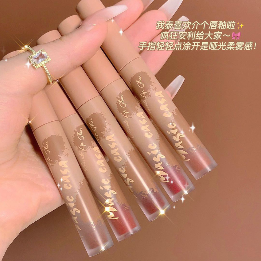 Son môi set 5 cây Magic Casa dưỡng môi giá rẻ lì nội địa trung NaCleverr