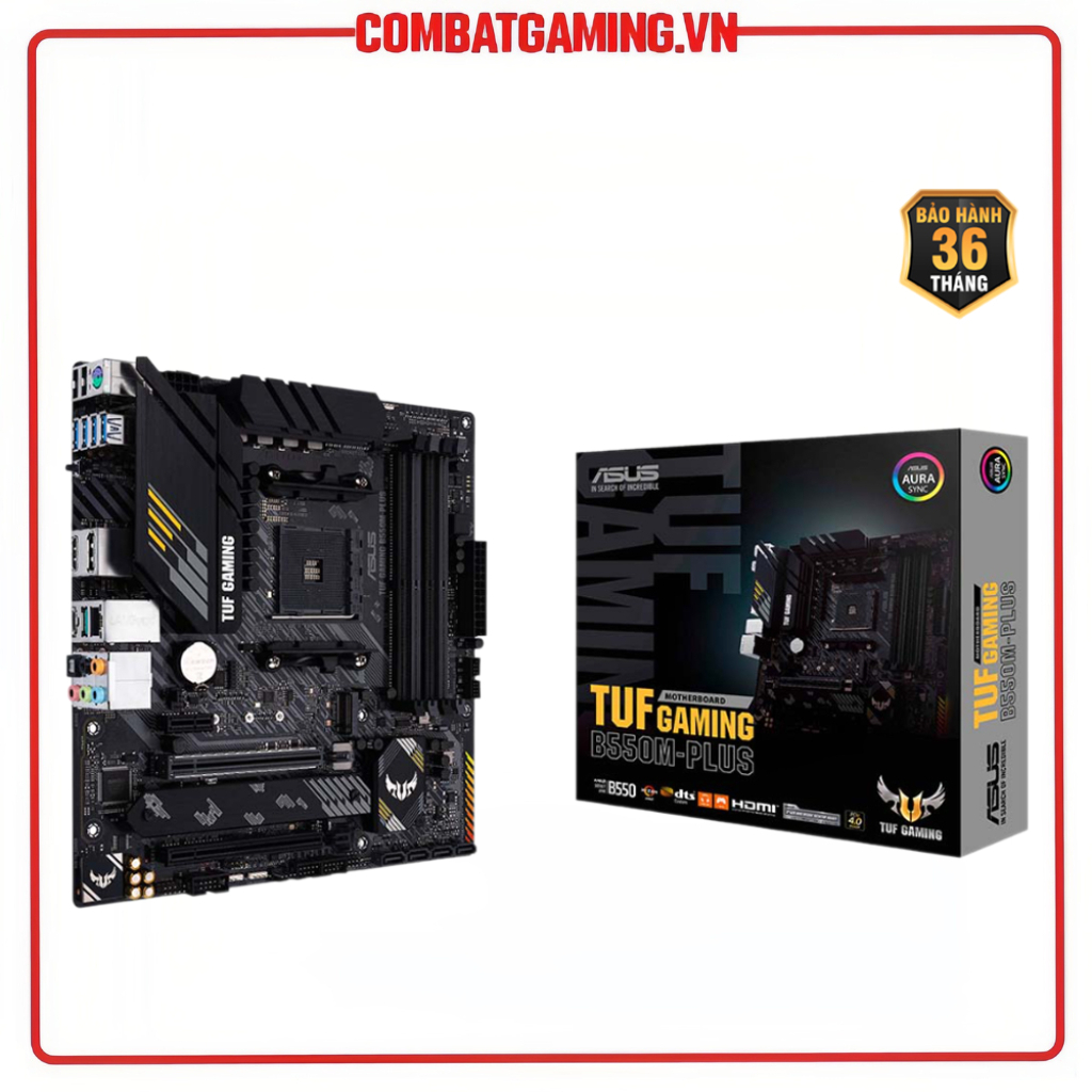Bo mạch chủ asus tuf gaming b550m-plus hàng chính hãng