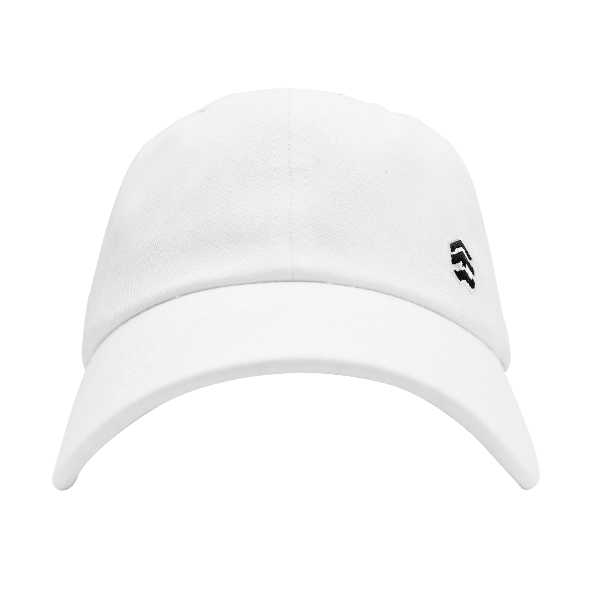 5THEWAY® 5TW/RTW TRADITIONAL FIT CAP™ in WHITE/BLACK  aka Nón Lưỡi Trai Trắng Logo Đen