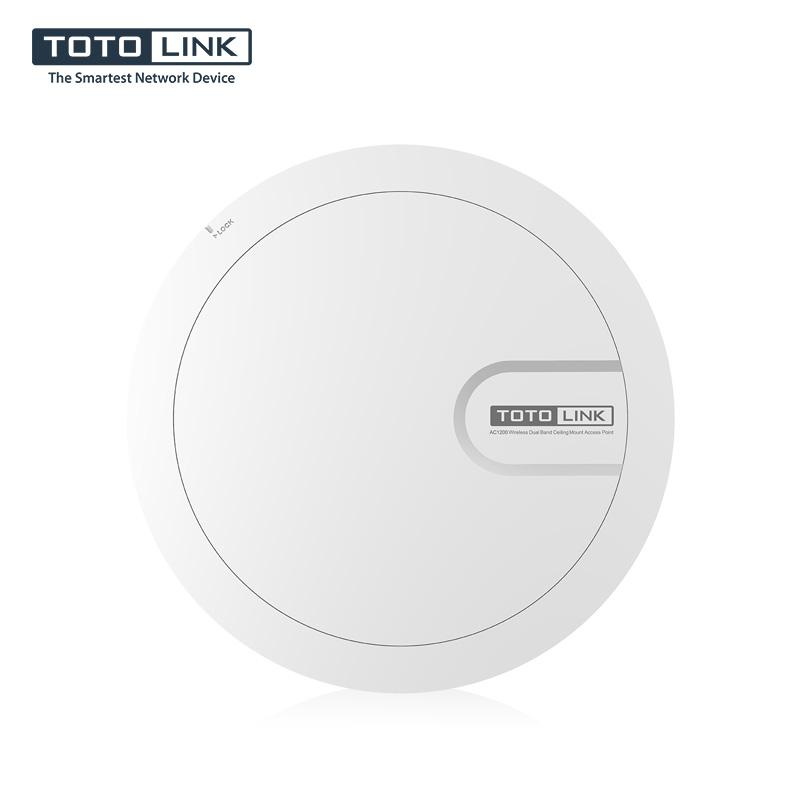 Totolink ca1200 - thiết bị phát wifi ốp trần - công suất cao - băng tần kép chuẩn ac1200 1200mbps - hãng bảo hành 2 năm 1 đổi 1