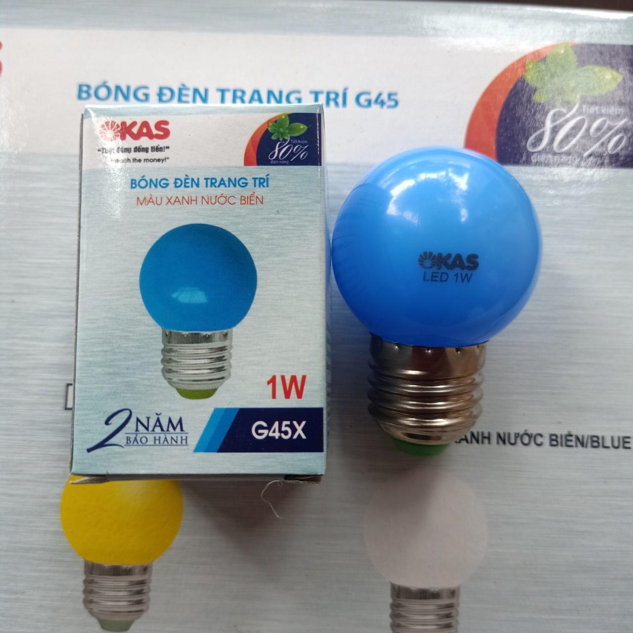 Bóng đèn led trang trí g45 1w okas
