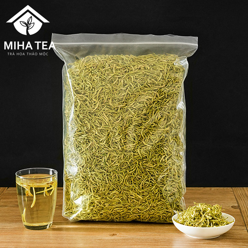100g Hoa kim ngân sấy khô thượng hạng, trà kim ngân hoa - Miha Tea