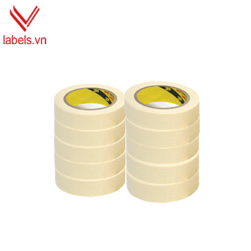 BĂNG KEO GIẤY 3M MASKING TAPE 2600 24mm 5cuộn