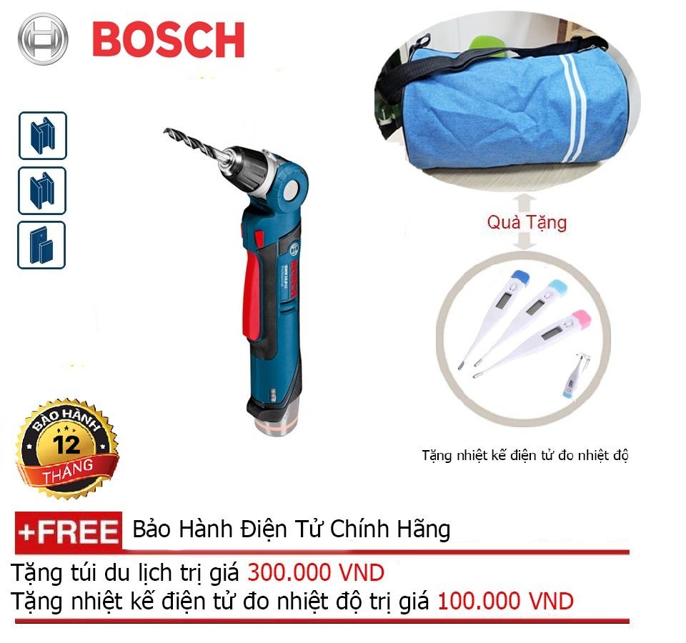 Máy khoan góc dùng pin bosch gwb 12v-10 + quà tặng balo du lịch
