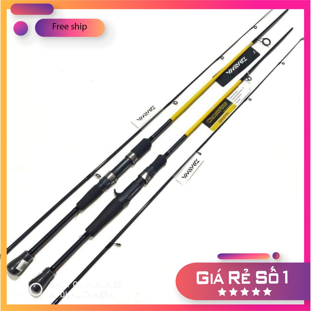 Cần câu lure crossfire máy ngang - máy đứng - cần câu daiwa
