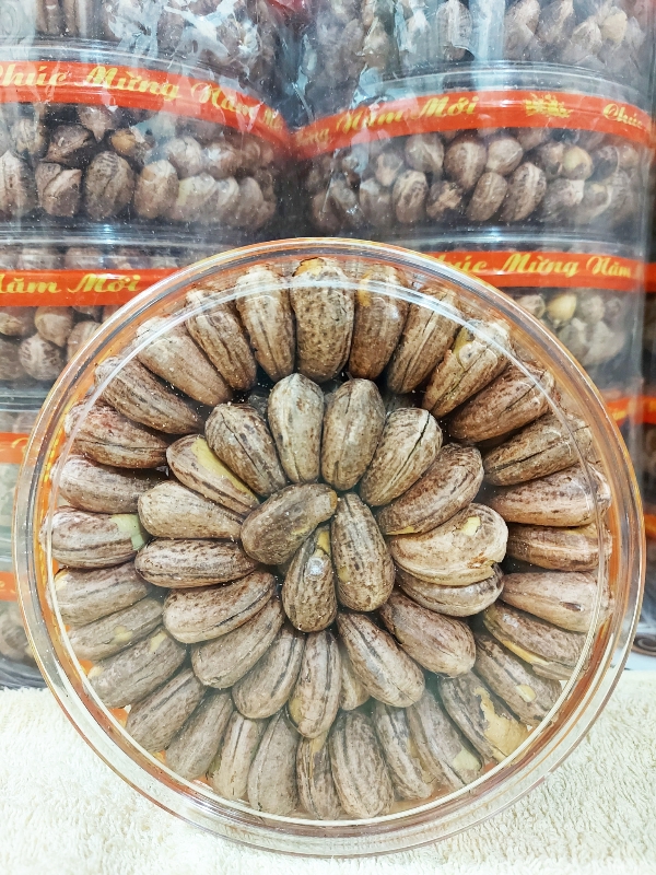 500gr hạt điều rang muối loại 1 bình phước, còn lụa hàng cao sản a+, roasted salted cashew nuts size a+