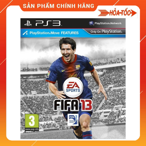 Đĩa game Ps3 gốc đá banh football FIFA 13 (2nd) Ps3 Original Disc Full box