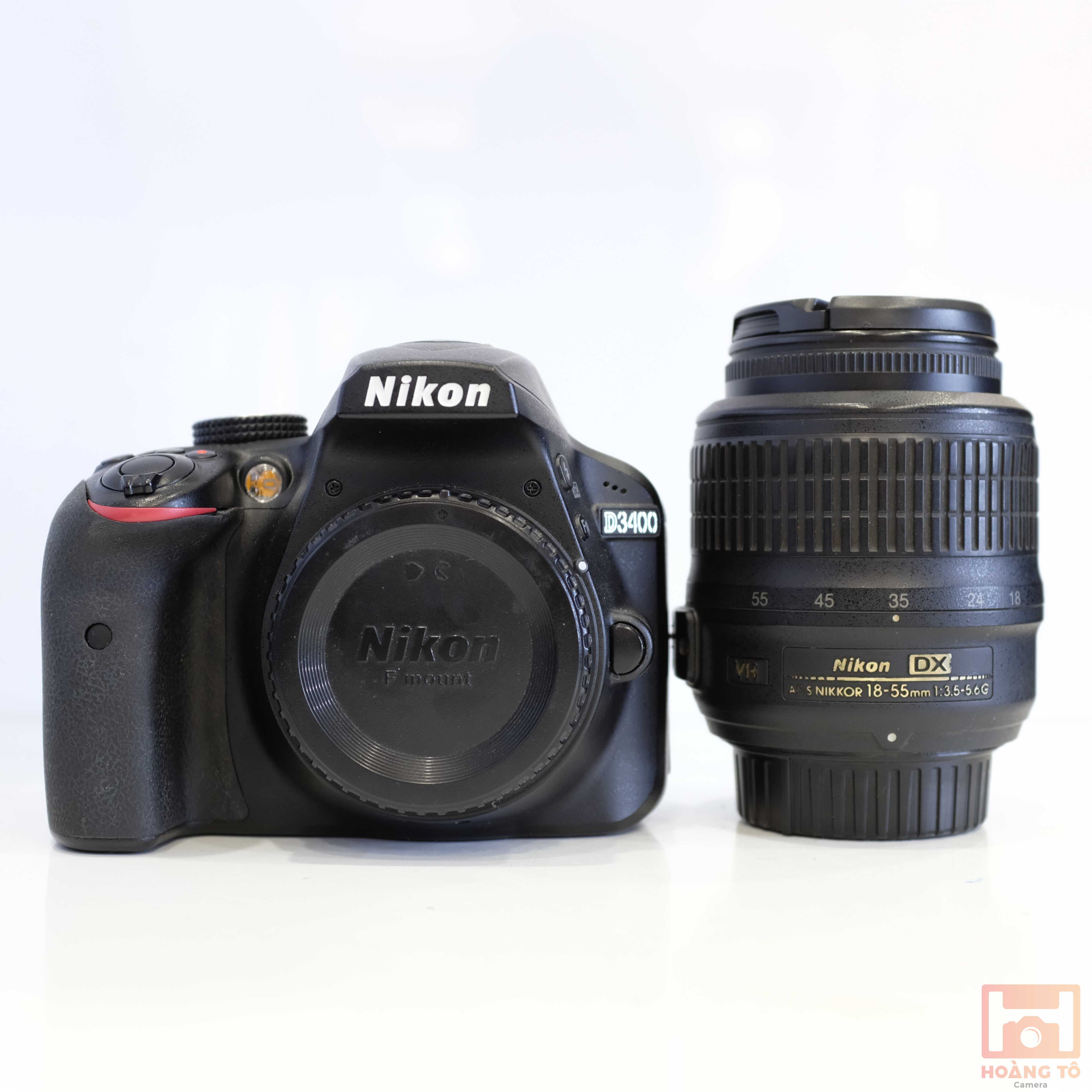 Máy ảnh nikon d3400 + kit 18-55mm cũ