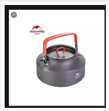 Ấm đun nước du lịch naturehike nh17c020-h