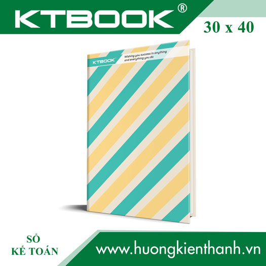 Sổ Bìa Cứng Kế Toán Caro Khổ Lớn 30 x 40 (300 trang) (1 cuốn/bộ)