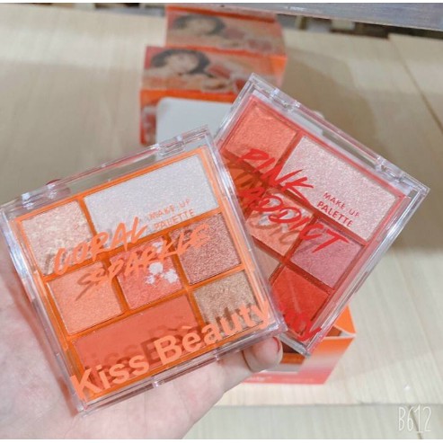 Bảng phấn mắt má 7 ô bắt sáng của kissbeauty