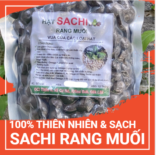 0.5Kg Hạt sachi rang muối ăn liền - Hạt sacha inchi rang muối ăn liền 500gr