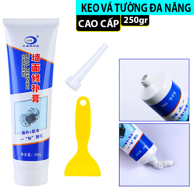 Keo vá tường thông minh - keo vá tường đa năng, keo trám vá tường, keo vá tường, keo vá tường nứt, keo vá tường chống thấm nước, tuýp keo vá tường, keo vá tường chuyên dụng