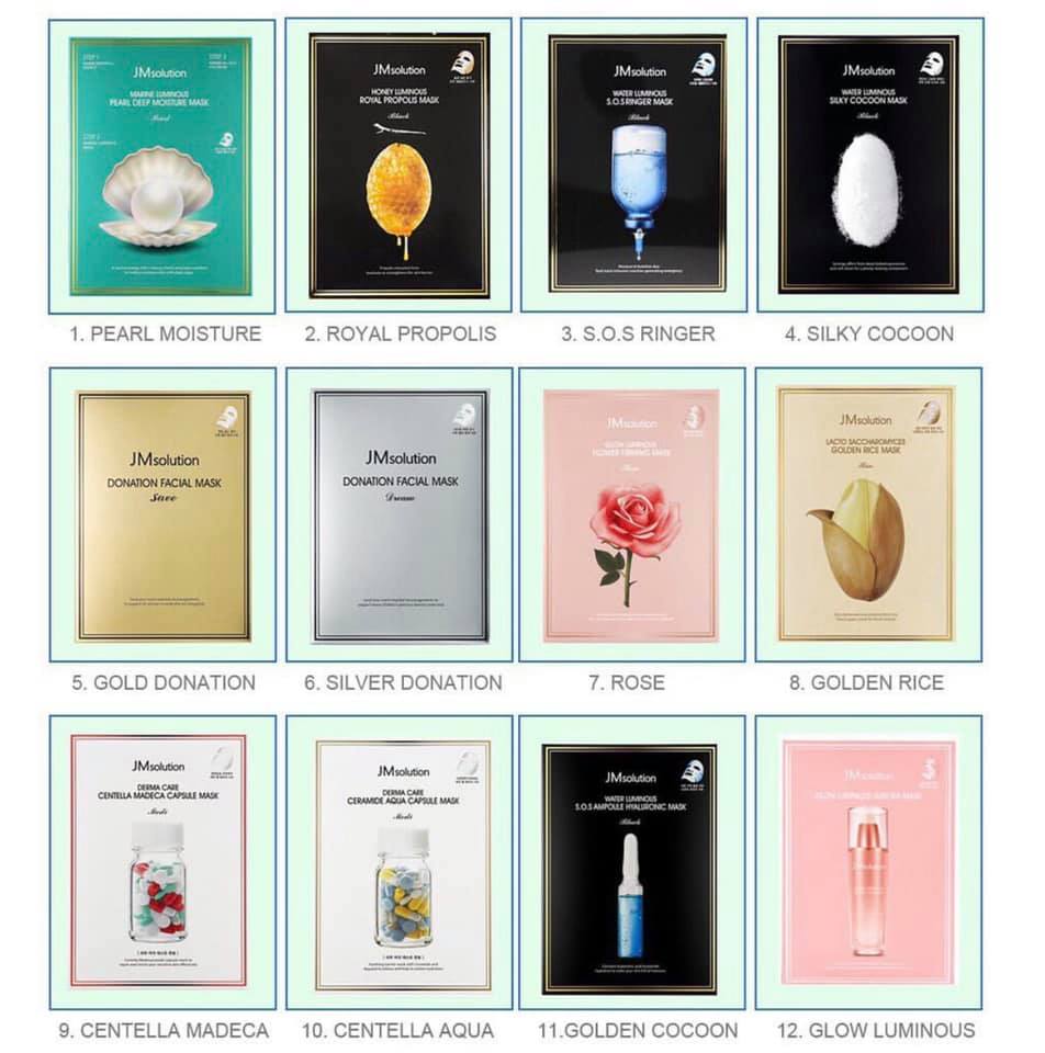 Miếng Mặt nạ giấy JM Solution Mask 30ml