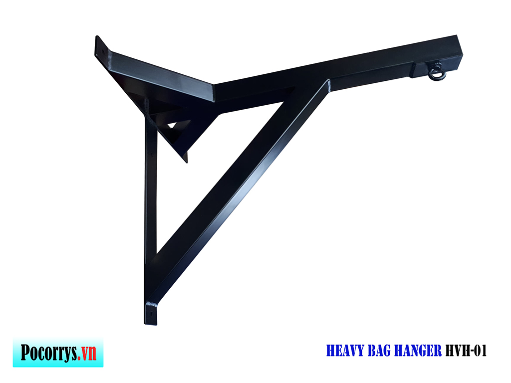Giá treo bao cát gắn tường hạng nặng ke 3 chiều, Heavy Bag Hanger Pocorrys HVH-01 (Võ thuật, Boxing, MMA)
