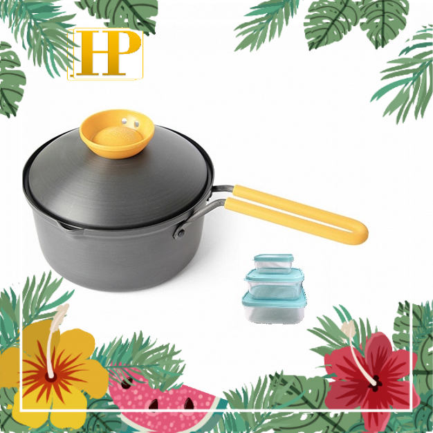 Nồi lock&lock cookplus speed cook một tay cầm lca3181y 18cm tặng kèm bộ 3 hộp nhựa đựng thực phẩm