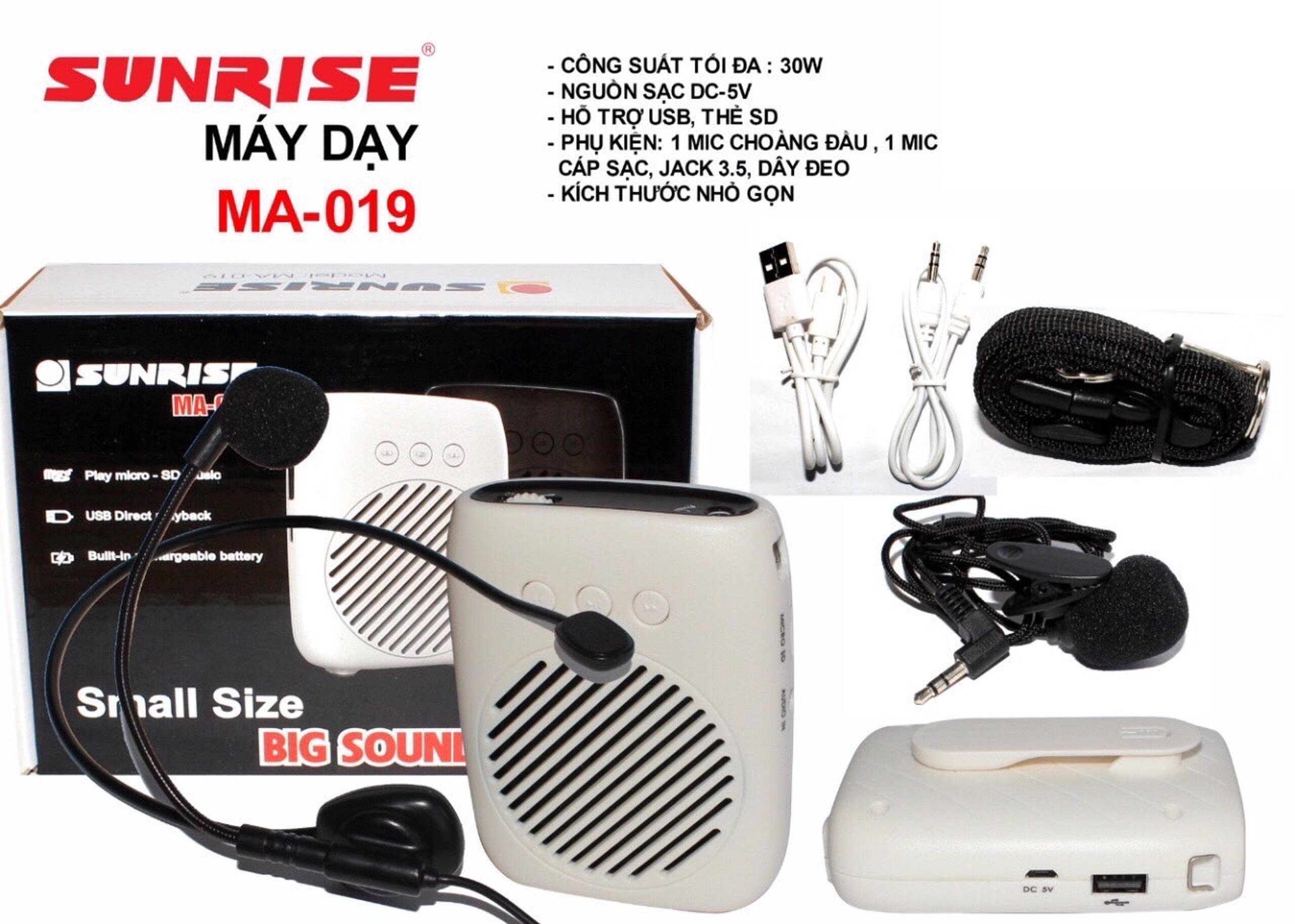 Máy trợ giảng Sunrise MA-019 Big sound