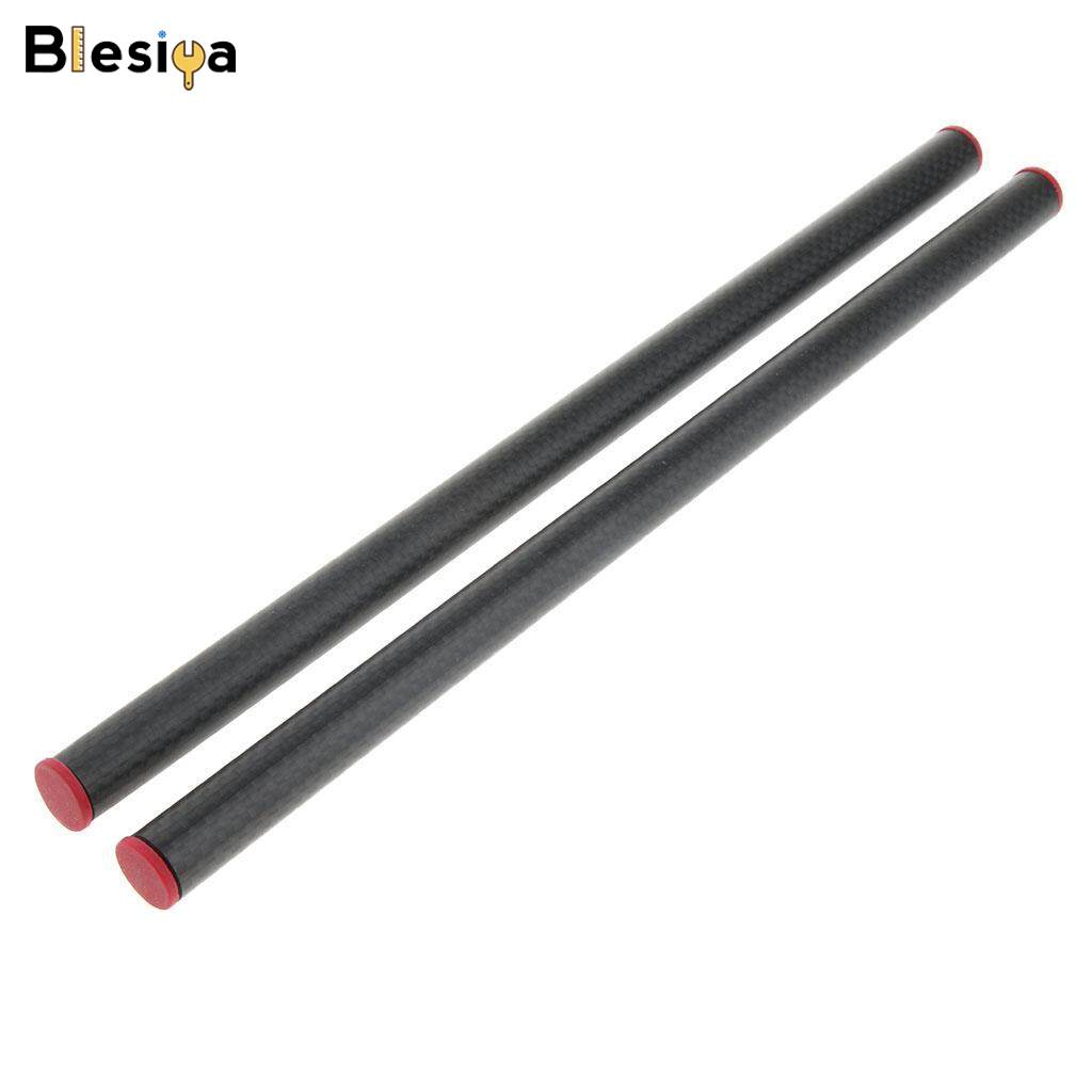 Blesiya 12 Inches Long 15mm Carbon Fiber Rods 2pcs Pack for DSLR Rig Rail