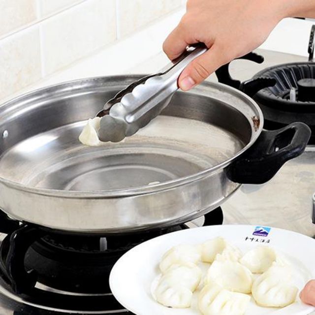 Kẹp gắp đá, đồ ăn bằng inox