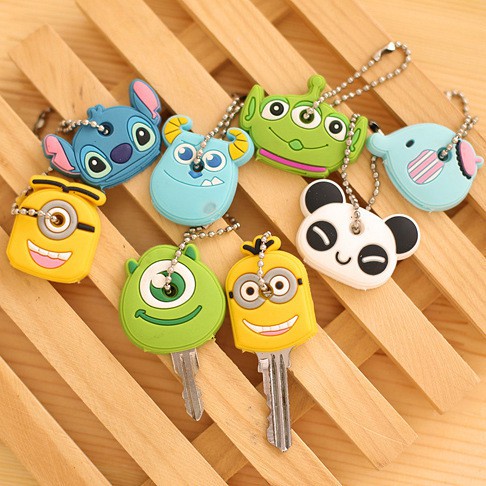 Combo 3 miếng bọc chìa khóa siêu cute hột me, miếng cao su bọc chìa khóa nhà, chìa khóa xe máy, chìa khóa tủ,...