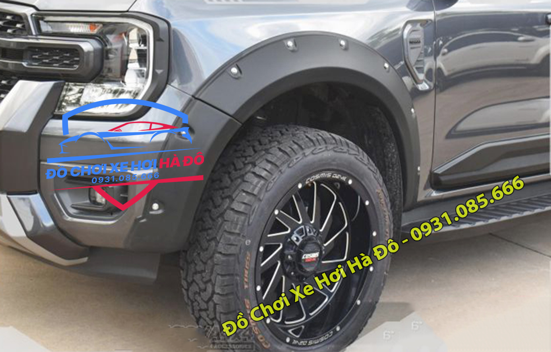 Cua Lốp Ranger 2022 2023 - Viền Cua Lốp Ford Ranger 2022 2023