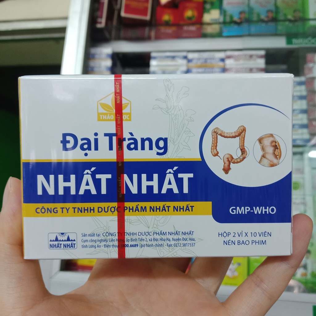 Đại tràng Nhất Nhất hộp 2 vỉ Chính Hãng