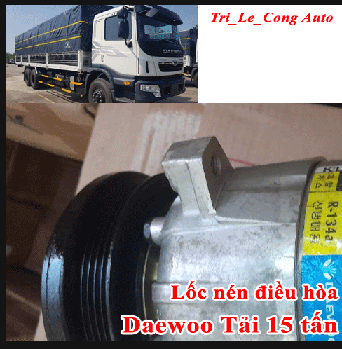 Lốc lạnh Daewoo Tải 15 tấn bộ puli đầu mặt hít máy nén khí hệ thống điều hòa ben đất đầu kéo 24V 8pk 5pk 6pk Giá 1,950,124 Đồng*Miễn phí vận chuyển