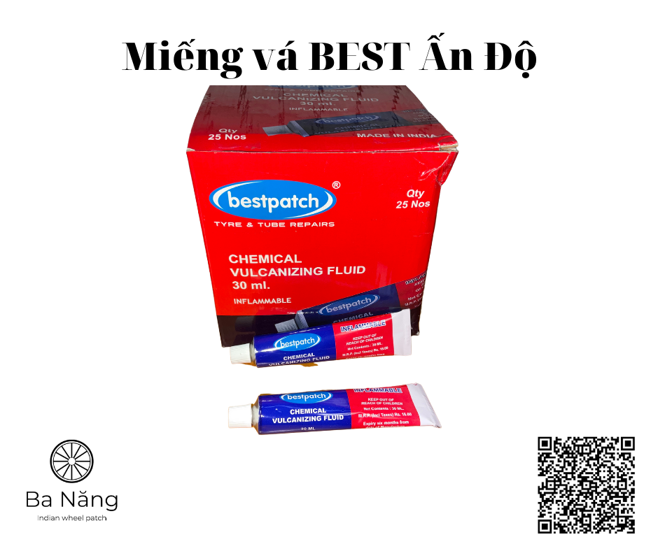 Keo vá săm, vá ruột, vá vỏ, vá lốp bánh xe máy, oto best 30ml