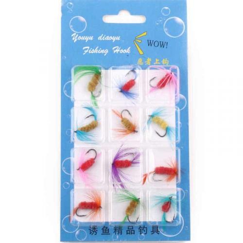 12 con mồi muỗi câu Rô Phi, Mương, Thểu bá cháy