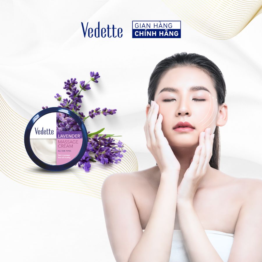 Kem Massage Vedette Hoa Oải Hương 145ml