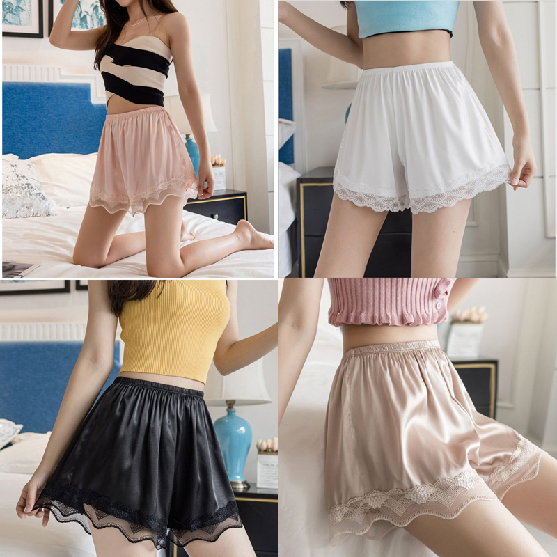 Quần Đùi Nữ Chất Lụa Mặc Nhà , Quần Short nữ mặc nhà