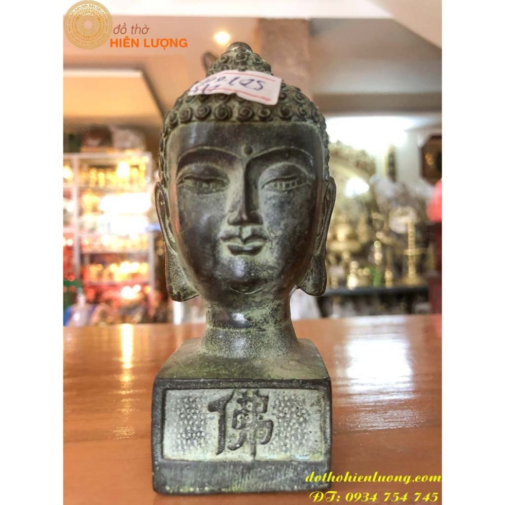 Tượng Đầu phật thích ca mâu ni cao 12cm