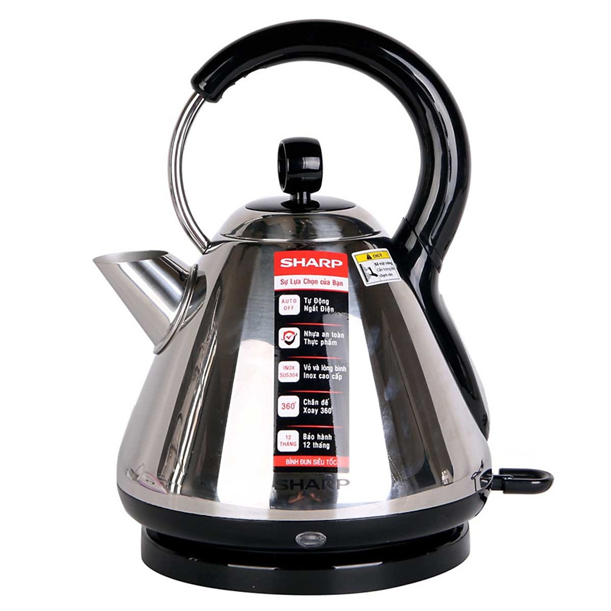Bình đun siêu tốc sharp ekj-17vsd-st 1.7 lít