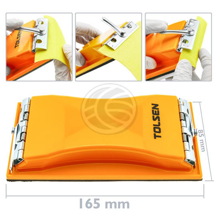 Bàn chà nhám tolsen 32100 32101 cỡ 165mm - 210mm dùng để chà và làm phẳng lớp bột trang trí, bh 12 tháng tools and hardware
