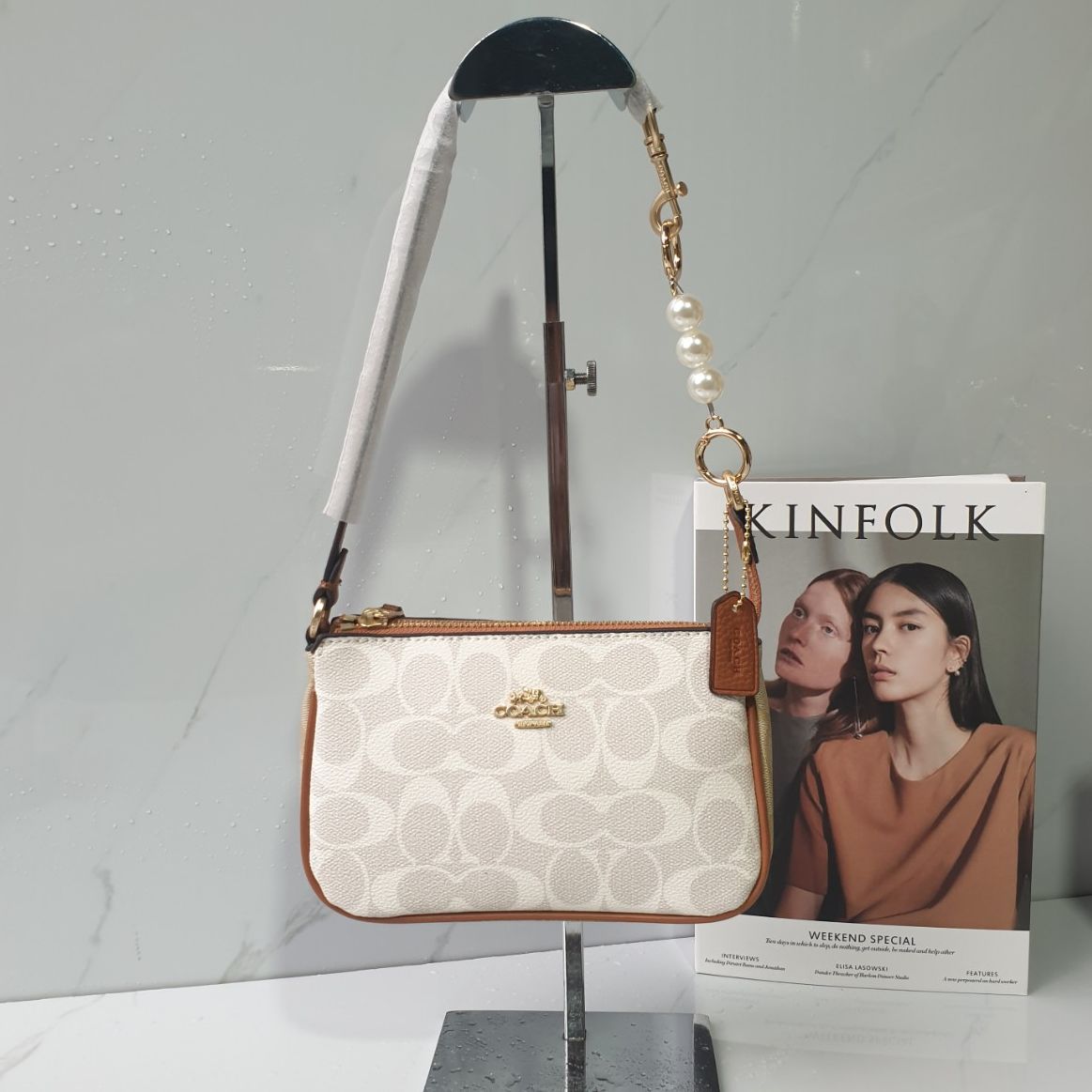 Túi kẹp nách và đeo chéo nữ C O A C H. size 20cm fullbox đủ màu