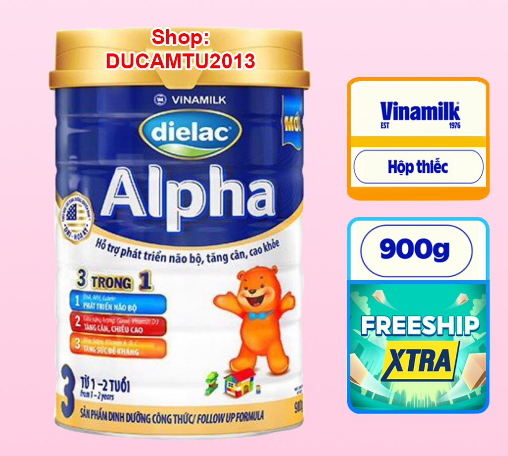 Sữa Dielac Alpha Step 3 - 900g HSD 2-2025