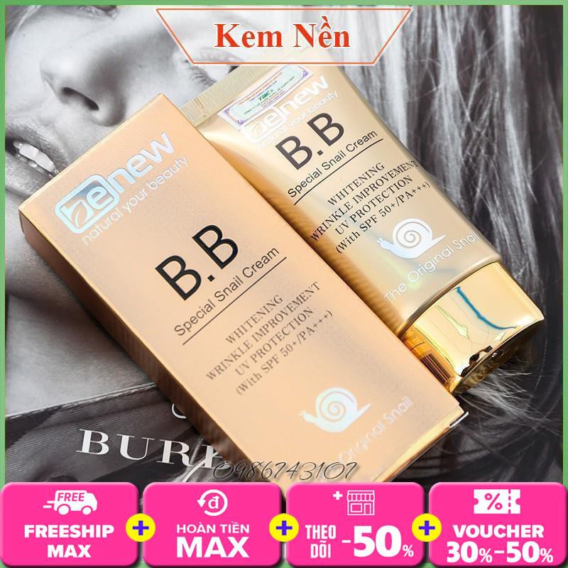 Kem nền BB siêu mịn lâu trôi dưỡng trắng Special Snail Benew Hàn Quốc
