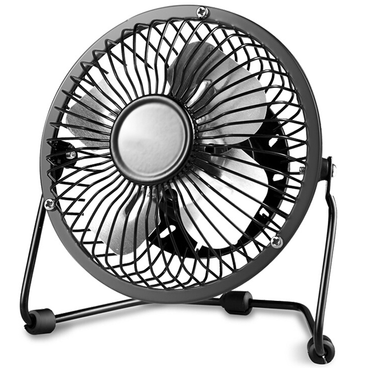 Quạt USB , Quạt lồng sắt - Quạt mini để bàn A18 4 inch ổ cắm usb (màu ngẫu nhiên) - Quạt USB lồng sắt mini nhỏ gọn