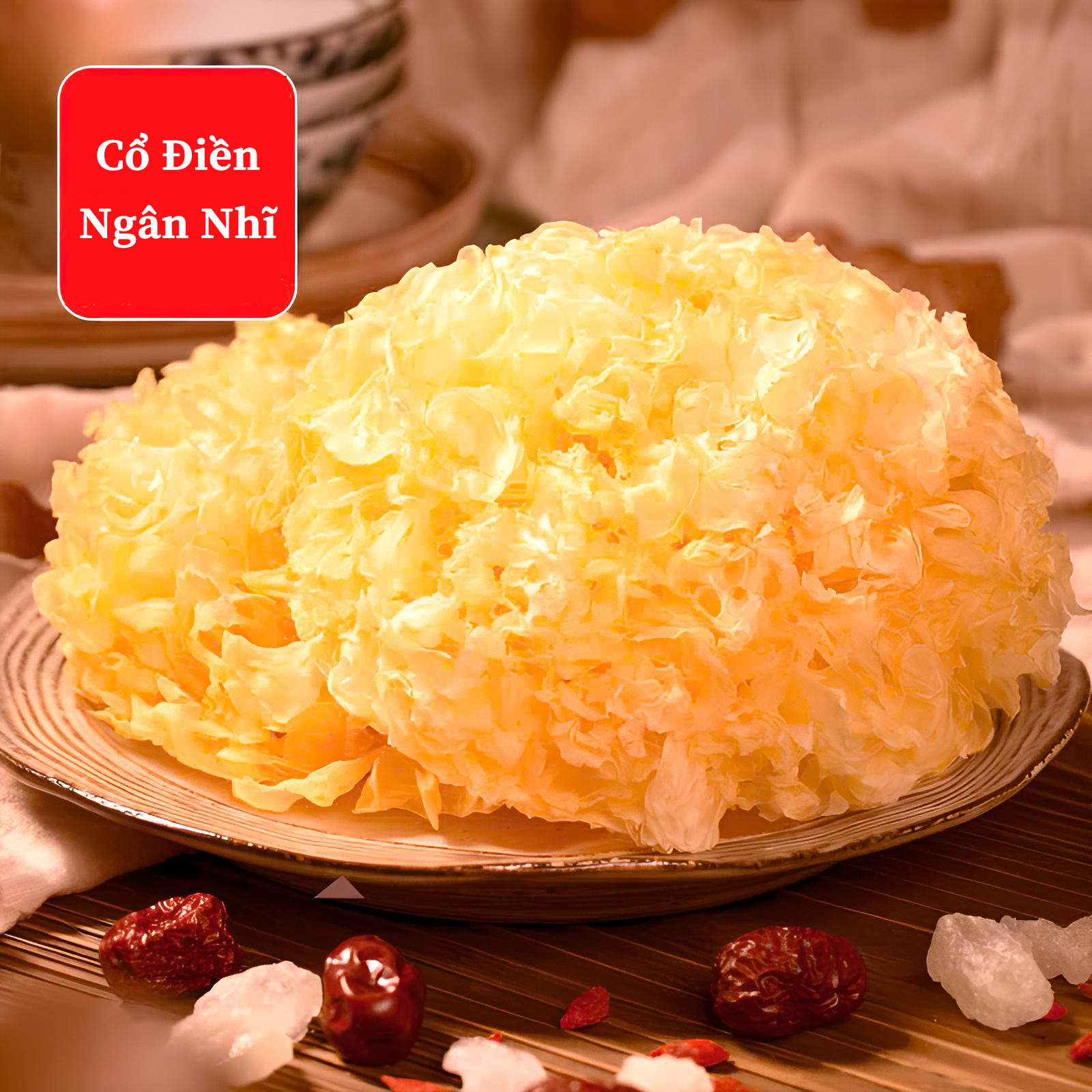 Nấm Tuyết (Ngân Nhĩ) Khô Dùng Nấu Chè Dưỡng Nhan Ngon