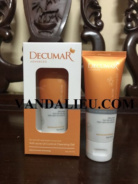 Dercumar advanced cleansing gel 50gr. gel rửa mặt giảm nhờn