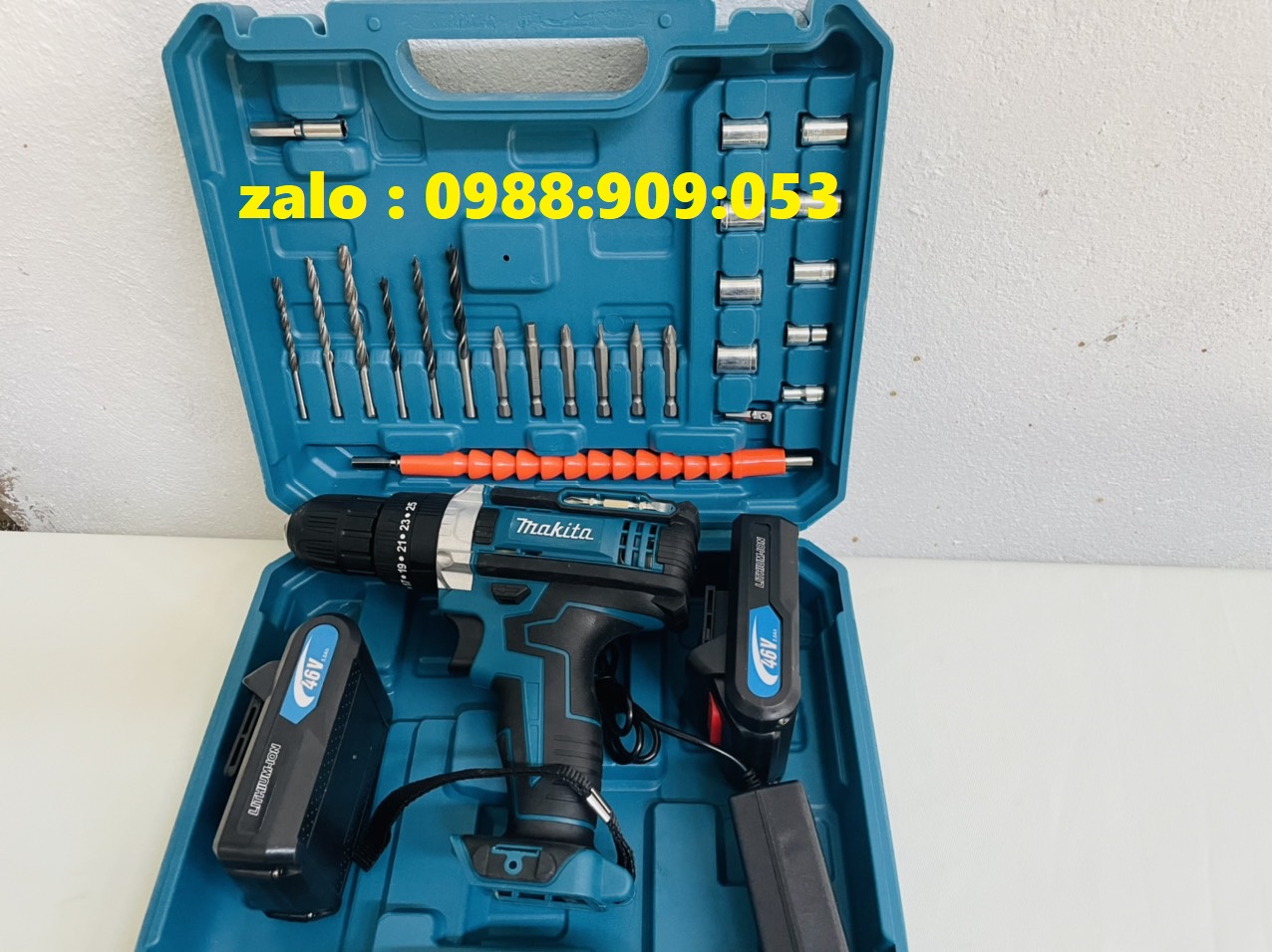 Máy khoan pin có búa makita 36v.