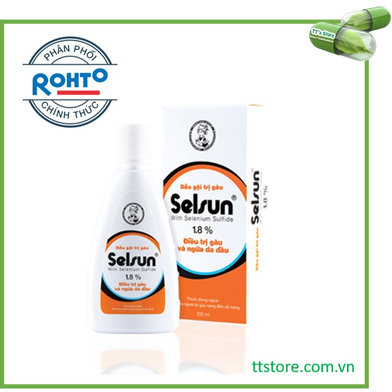 Dầu gội Selsun 1.8% - Dành cho người bị gàu nặng đến rất nặng